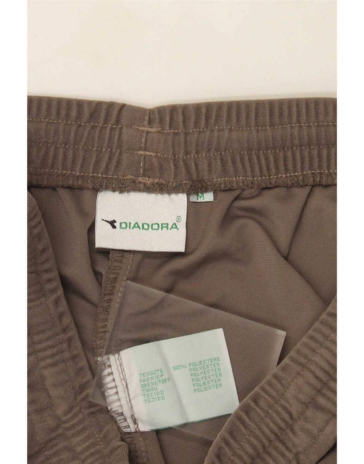 Diadora Pantalon De Survêtement Cargo Velour Homme Gris Moyen Polyester