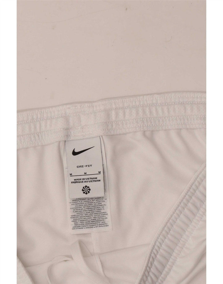Nike Short de sport Dri Fit pour homme en polyester color block blanc moyen