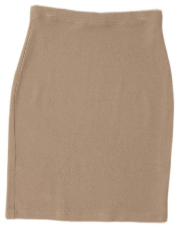 CARTOON Womens Pencil Skirt Medium W28 Beige Viscose