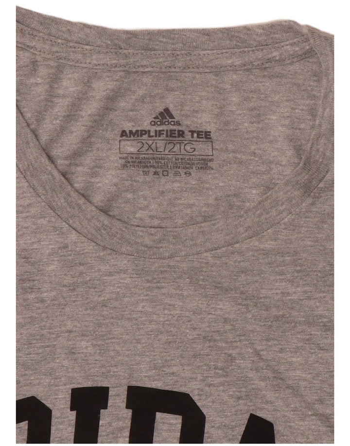 Adidas T-shirt graphique pour homme 2XL Gris