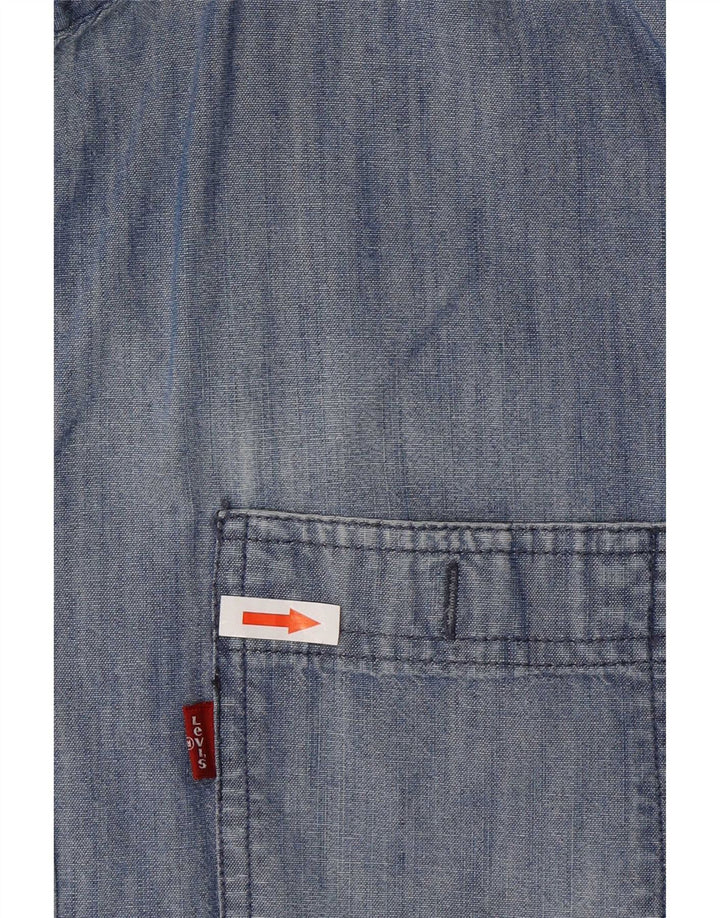 Chemise en jean Levi's pour homme Large Bleu
