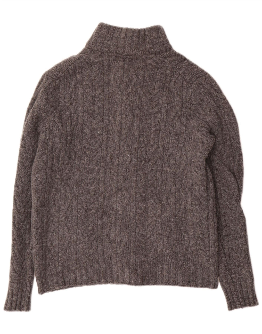 Massimo Dutti Pull Cardigan Femme UK 14 Gris Moyen