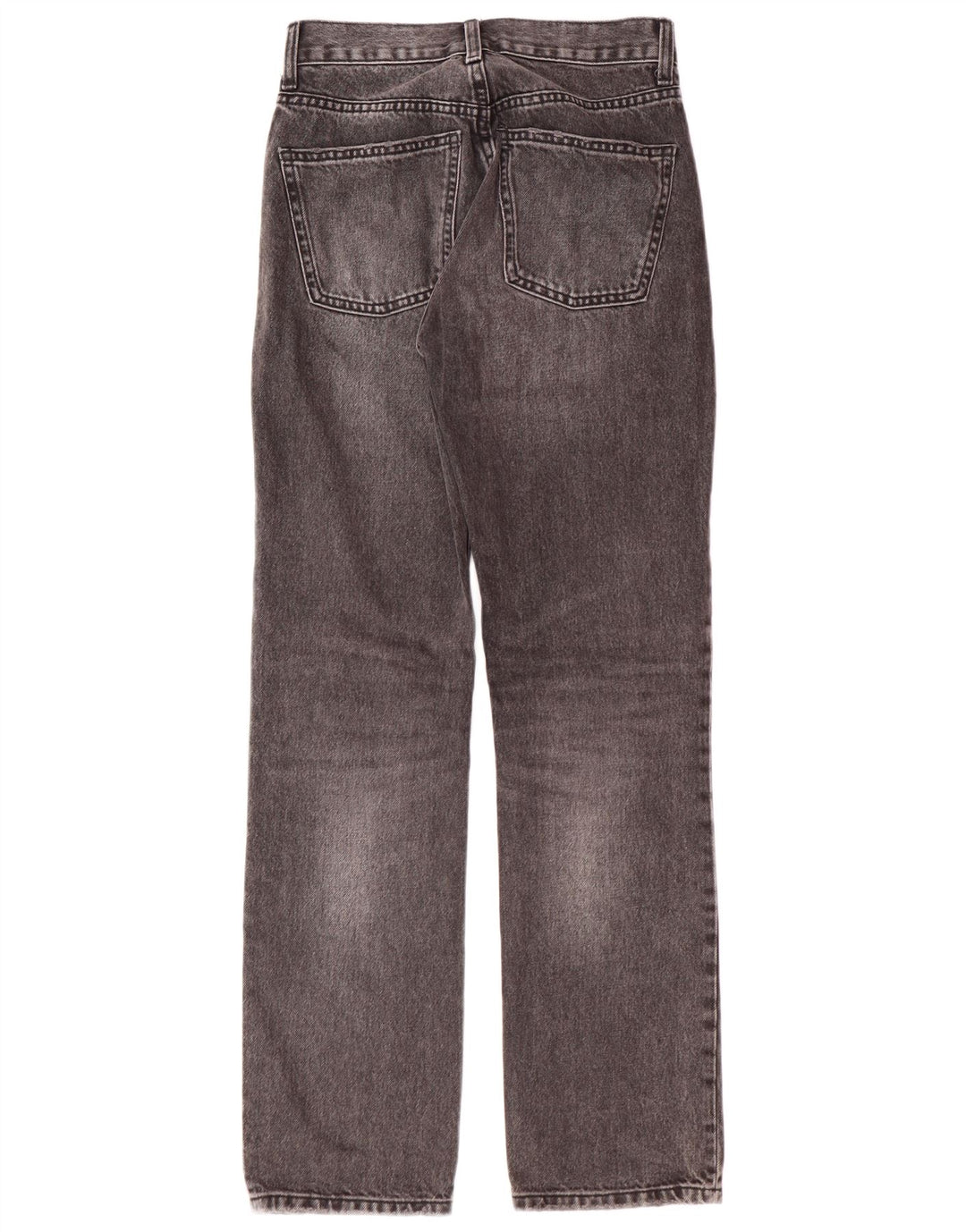 Zara Jean droit coupe régulière pour femme EU 34 2XS W24 L30 Gris classique