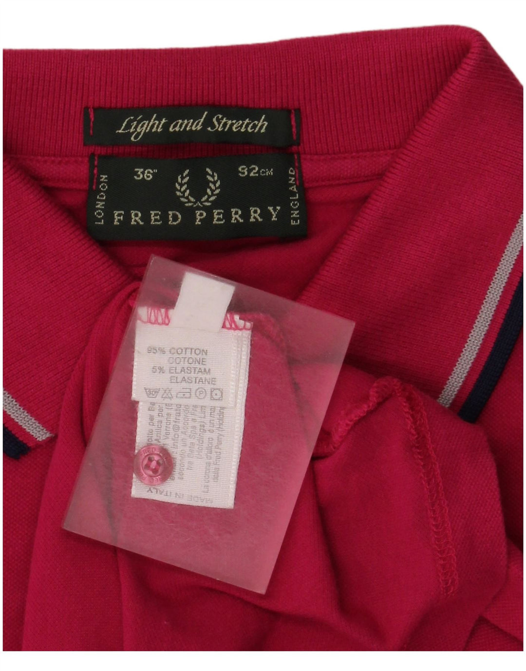 Fred Perry Polo Homme Petit Rose Coton