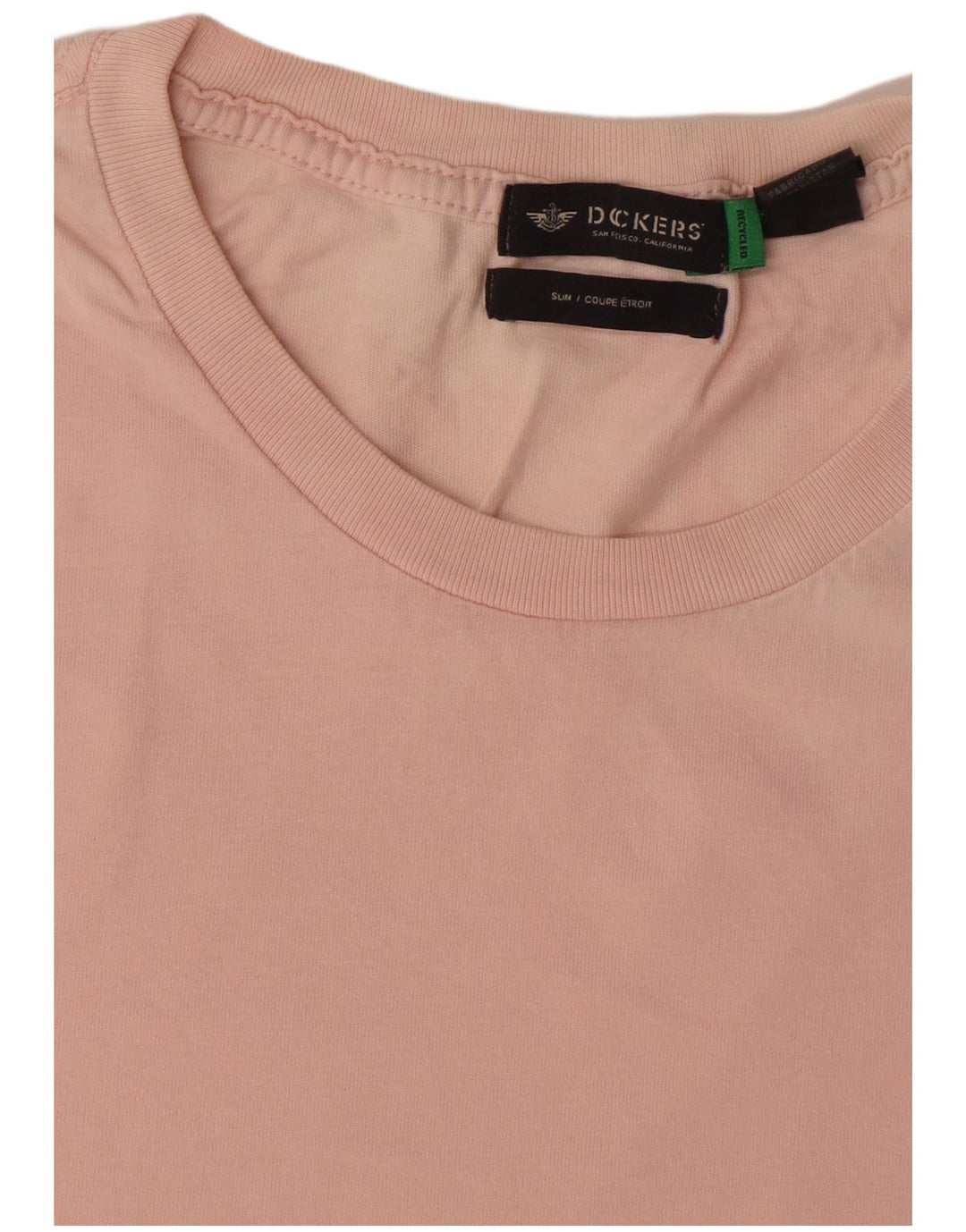 Dockers T-Shirt Slim Homme Grand Rose Coton