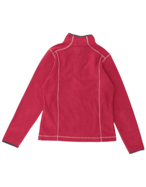 Weird Fish Veste polaire pour femme UK 10 Petit Bordeaux Polyester