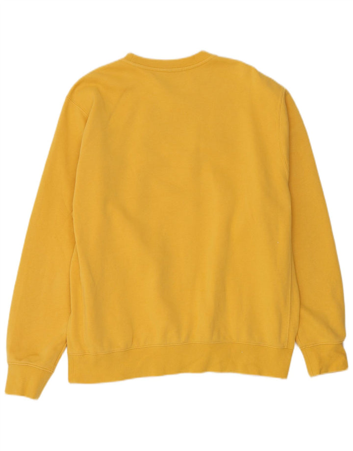 Nike Homme Sweatshirt Jumper XL Jaune Coton