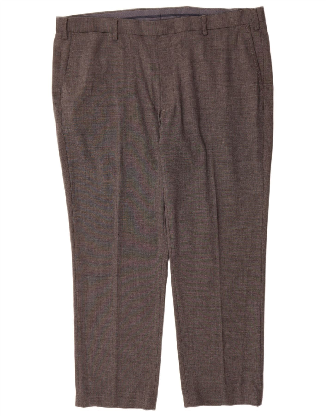 Marks & Spencer Pantalon de costume droit coupe droite pour homme W42 L29 Gris laine