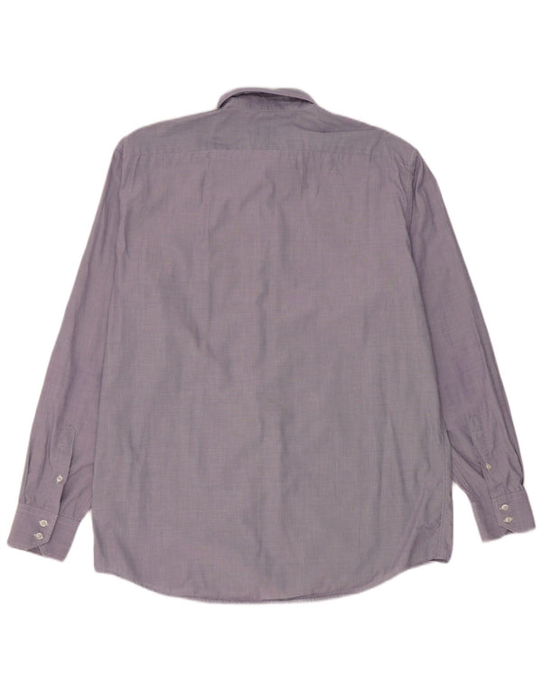 Lacoste Chemise Homme Taille 43 Grand Coton Bleu
