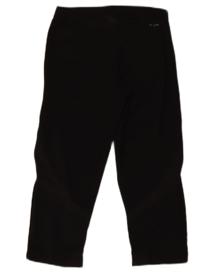 Adidas Femmes Climacool Capri Leggings UK 10 Petit Noir Polyester
