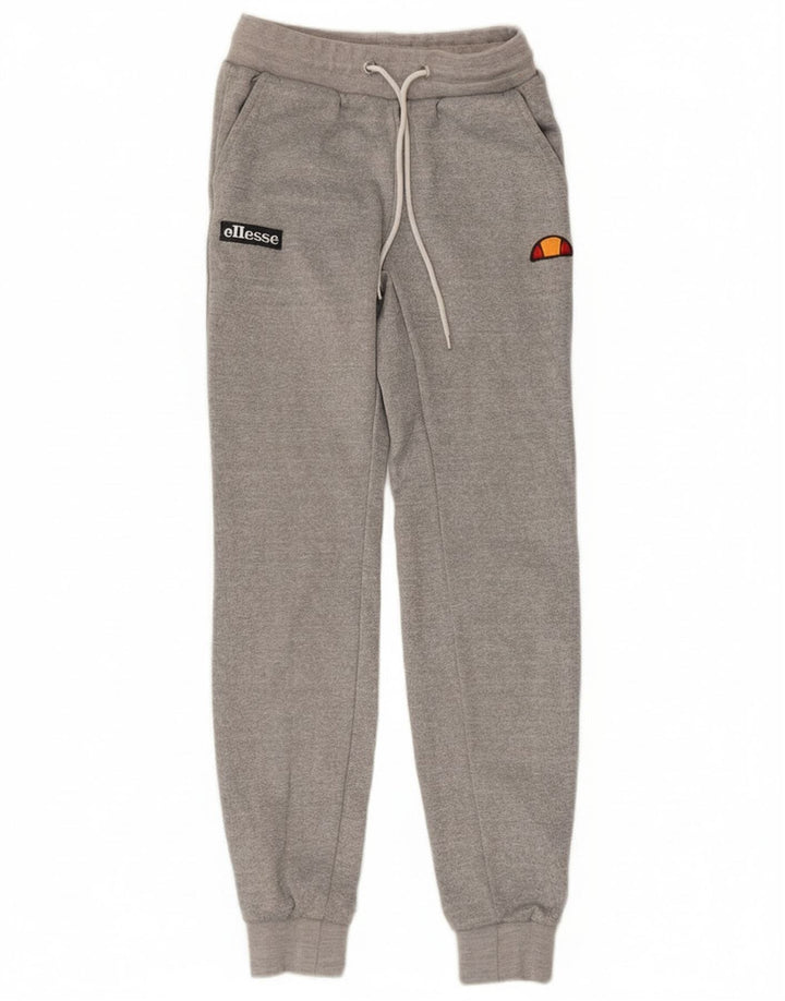 Ellesse Pantalon de survêtement pour femme Pantalon de jogging UK 4 XS Gris Polyester