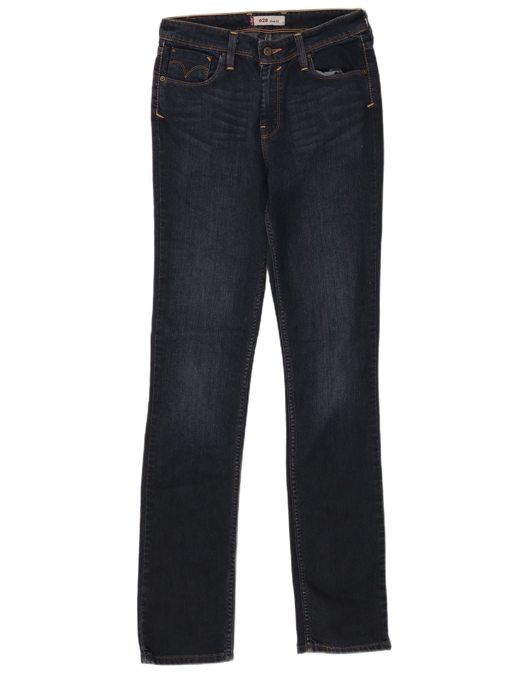 LEVI'S Jean Slim 628 Homme W30 L34 Bleu Marine Coton