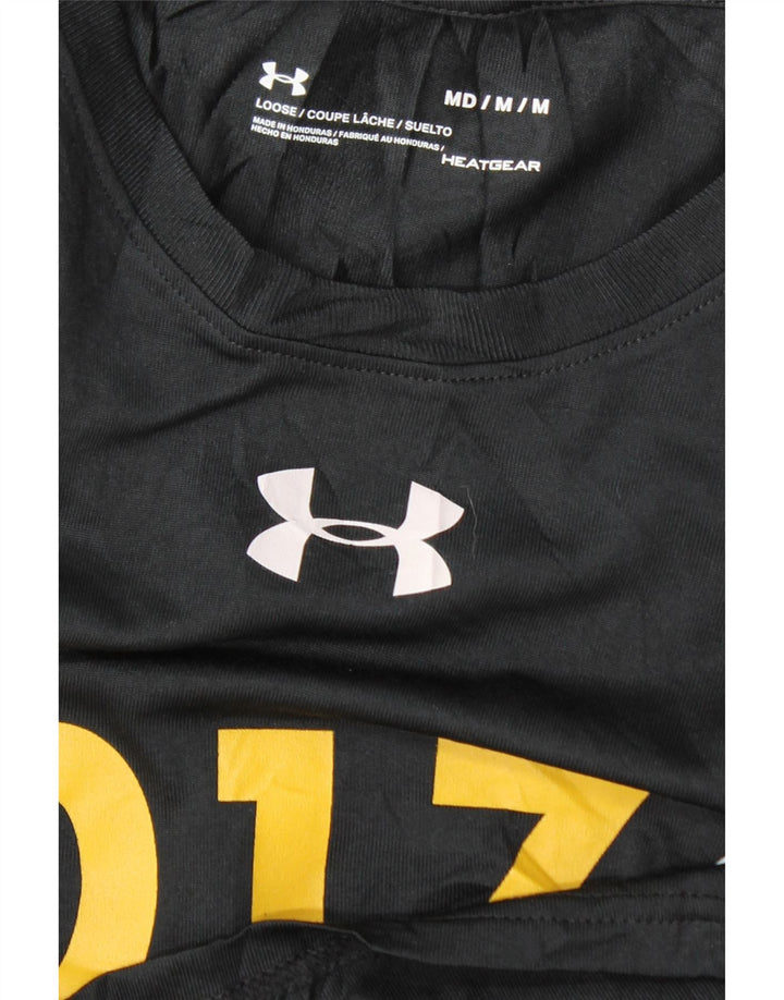 Under Armour Tee-Shirt Heat Gear Graphic Homme Noir Moyen