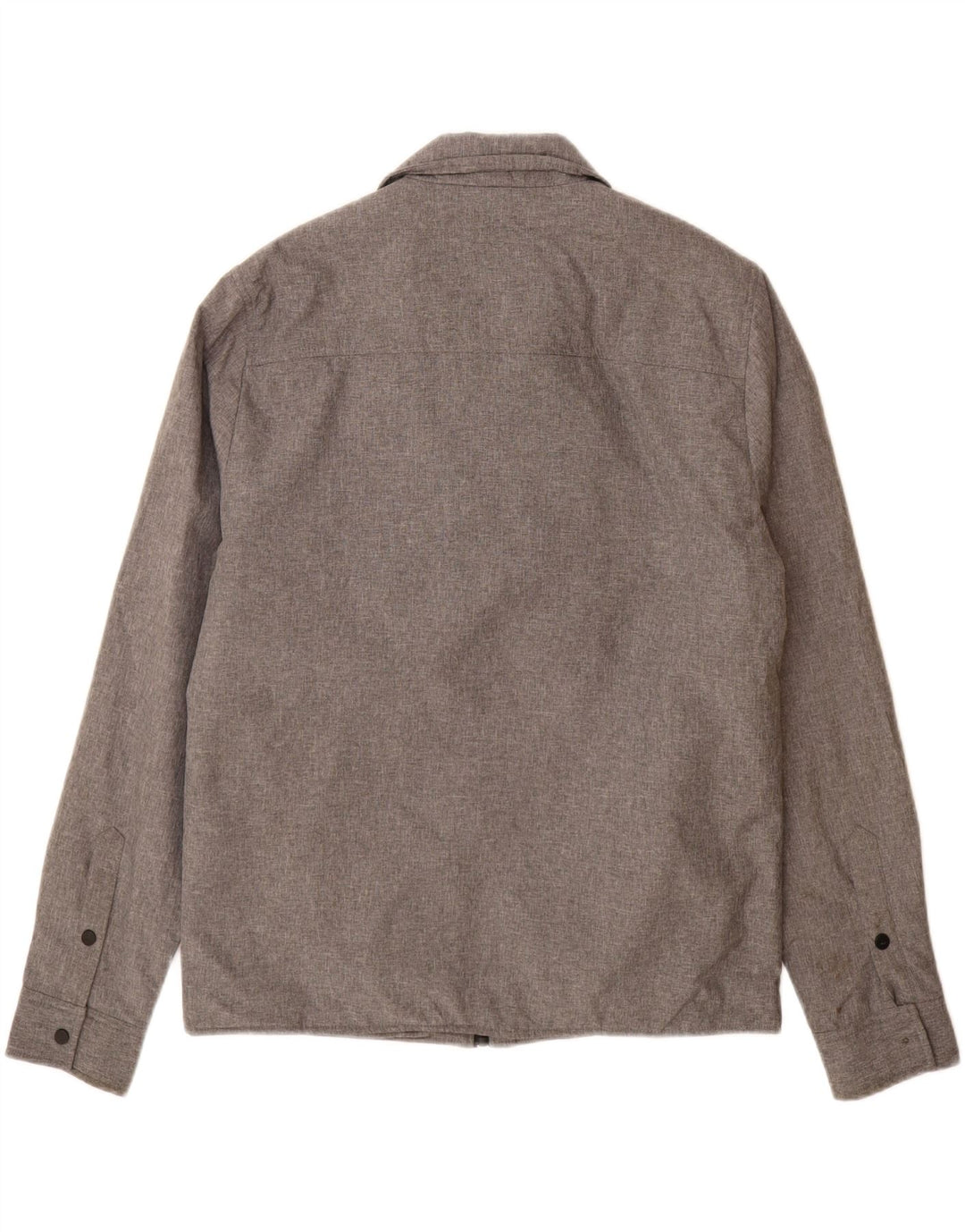 Zara Veste utilitaire pour homme UK 40 Large Gris Polyester