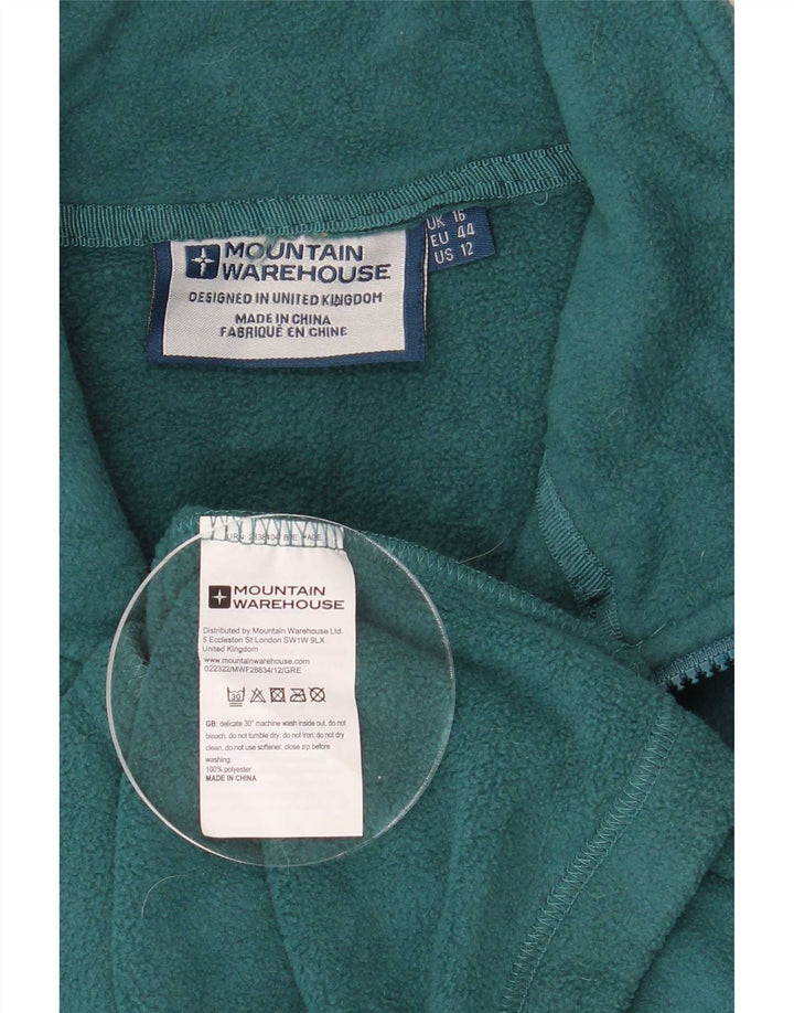 Mountain Warehouse Veste polaire surdimensionnée pour femme UK 16 Large Vert
