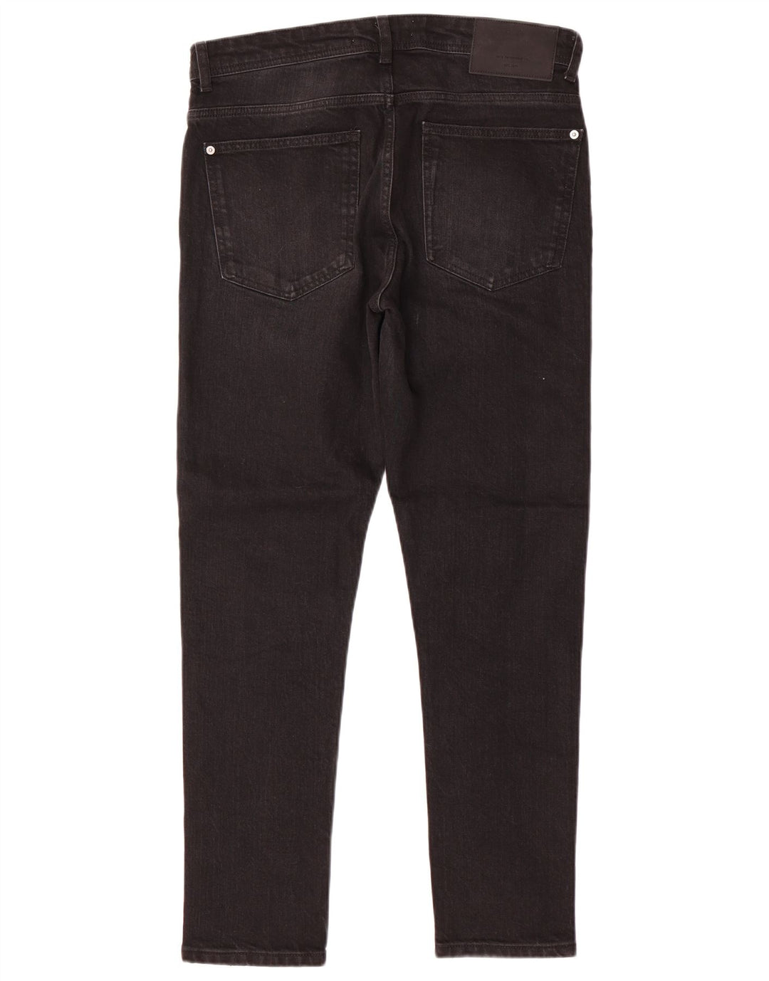 Zara Jean Slim Femme EU 40 Moyen W31 L29 Coton Noir