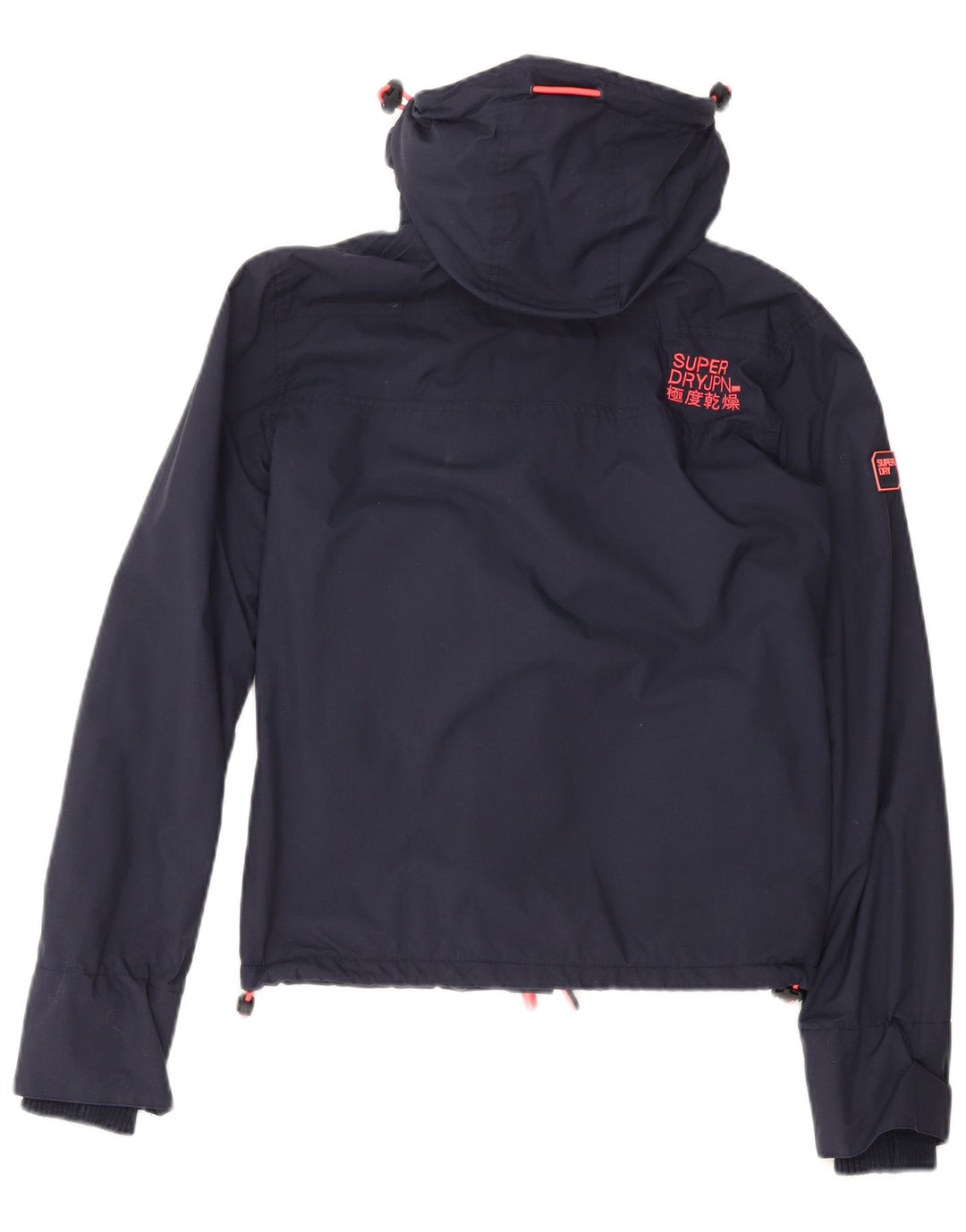 SUPERDRY Veste coupe-vent surdimensionnée Windcheater pour femme UK 6 XS Bleu marine