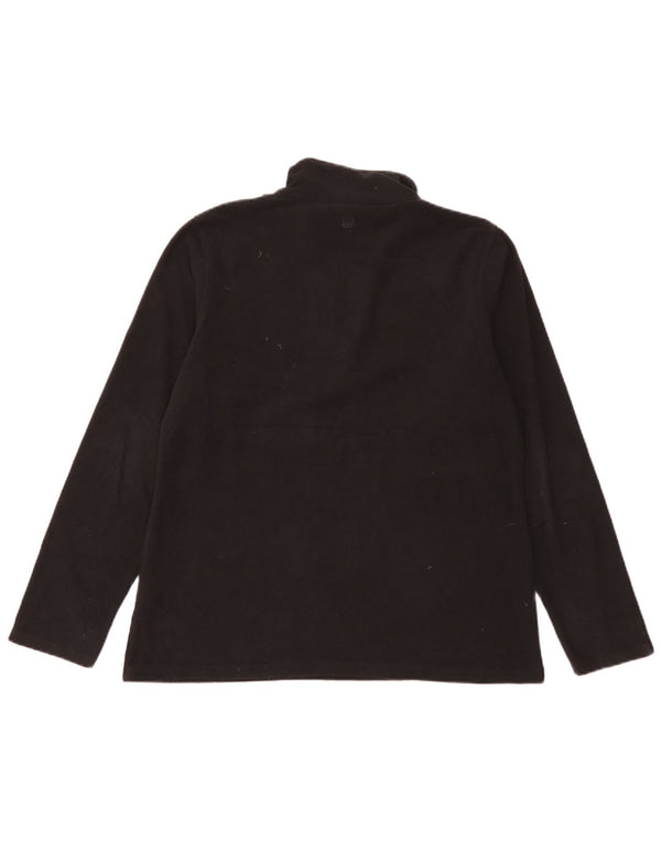 Mountain Warehouse Pull polaire à col zippé pour femme UK 16 Large Noir