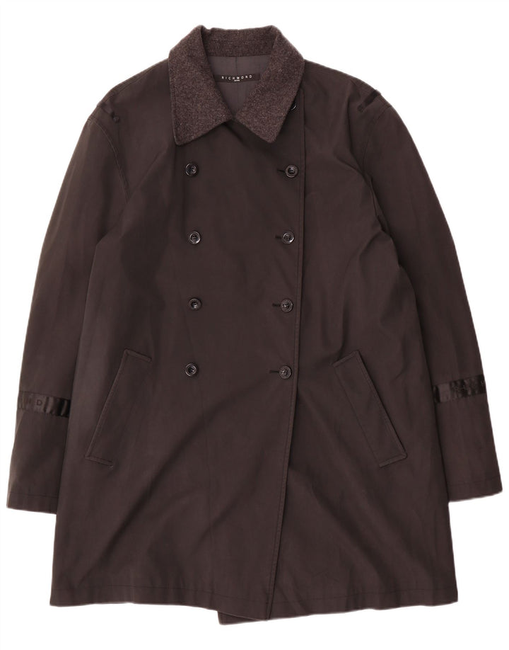 Richmond Trench-Coat Double Boutonnage Femme IT 46 Grand Noir Polyvinyle