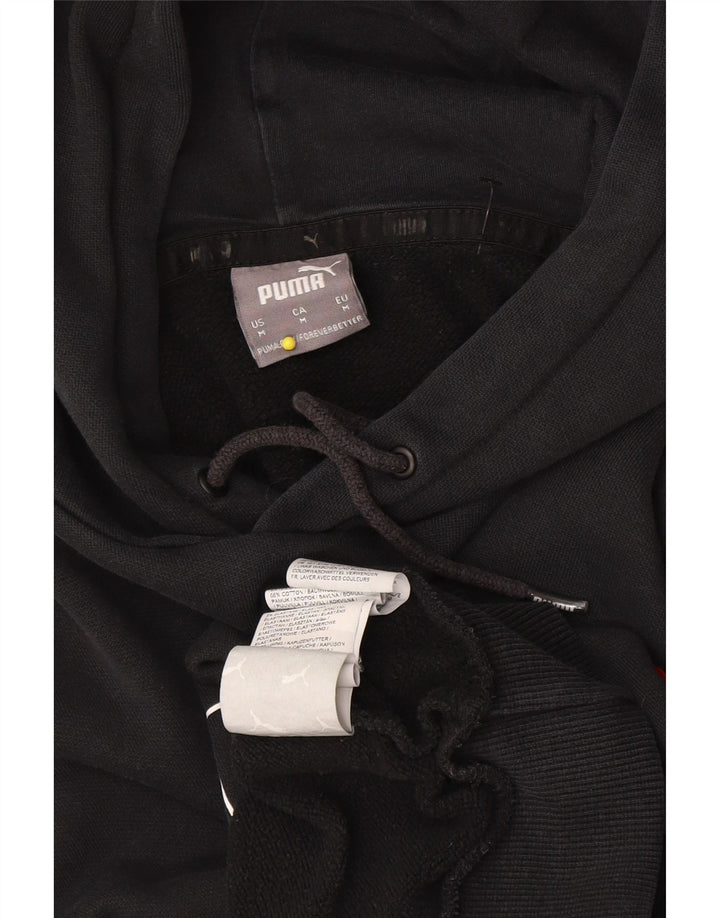 Puma Pull à Capuche Graphique Homme Noir Moyen Coton