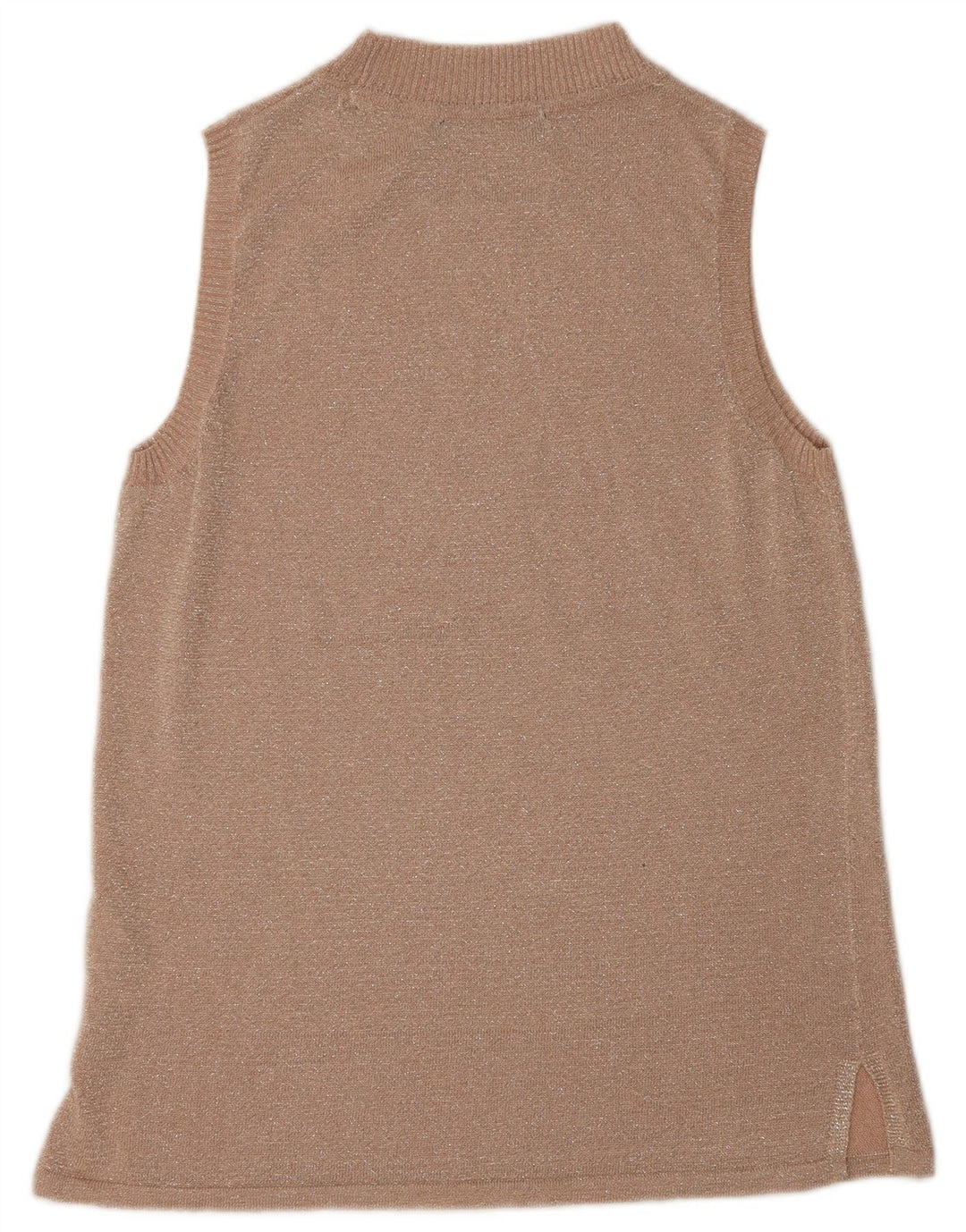 Marks & Spencer Débardeur Femme UK 12 Viscose Beige Moyen