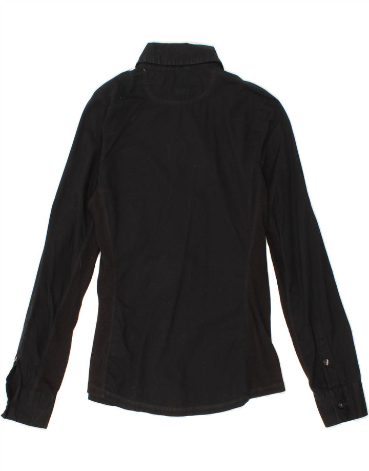 CONVERSE Womens Shirt UK 10 Small Black Cotton Vintage Converse and Second-Hand Converse from Messina Hembry 