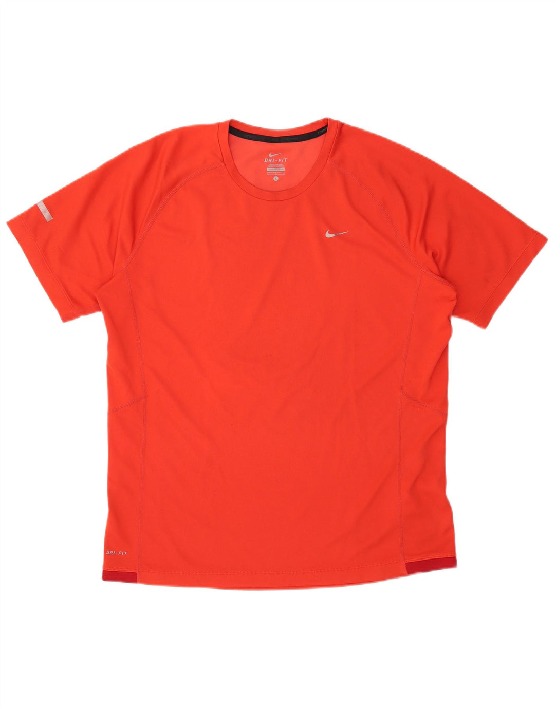 NIKE Hommes Dri Fit T-Shirt Haut Grand Rouge Polyester