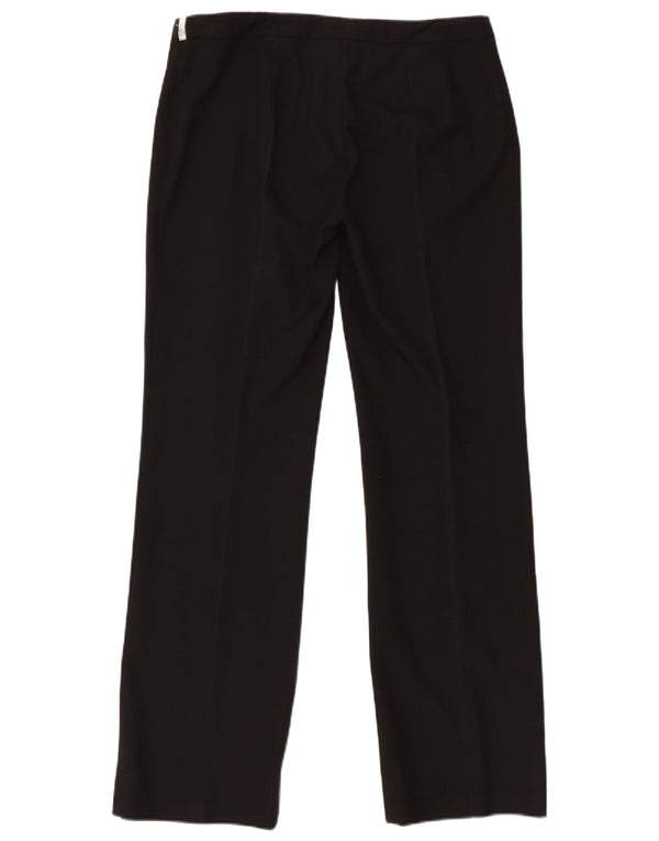 Trussardi Pantalon décontracté droit Regular IT 46 Large W32 L31 Noir