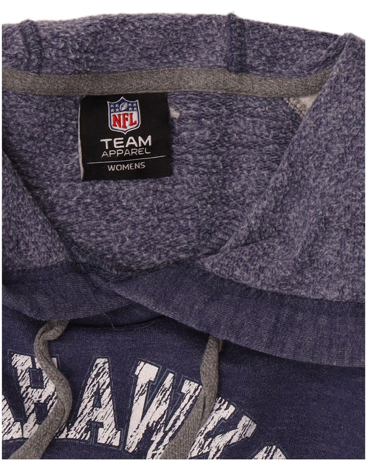 NFL Seattle Seahawks Sweat à capuche pour femme UK 18 XL Bleu marine Colourblock