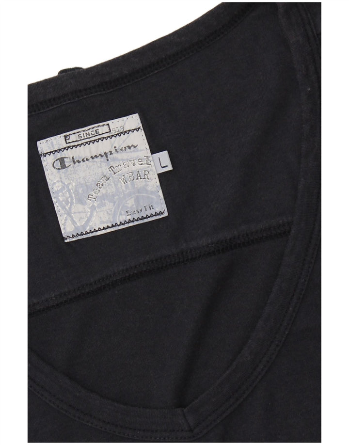 CHAMPION Débardeur Femme UK 14 Large Bleu Marine