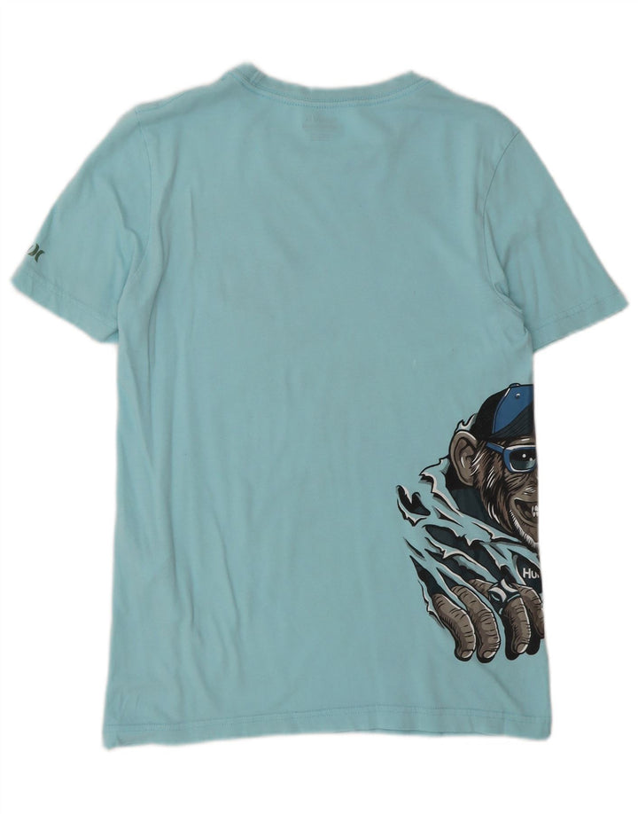 Hurley T-Shirt Graphique Garçon 12-13 Ans Grand Bleu Coton