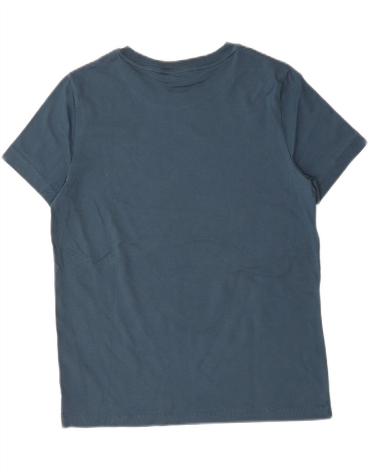 Calvin Klein T-Shirt Graphique Homme Bleu Marine Moyen Coton