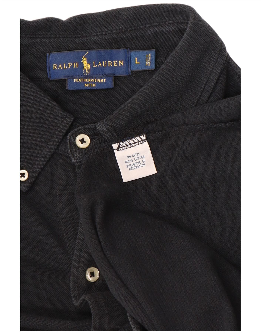 Ralph Lauren Chemise Homme Grand Coton Noir