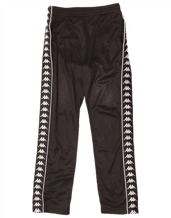 Kappa Pantalon de Survêtement Graphique Homme Petit Noir Polyester