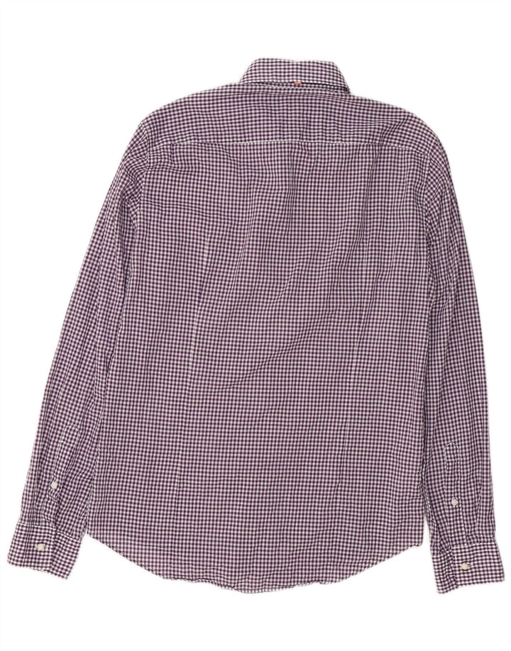 Superdry Chemise Homme Violet Moyen Vichy Coton