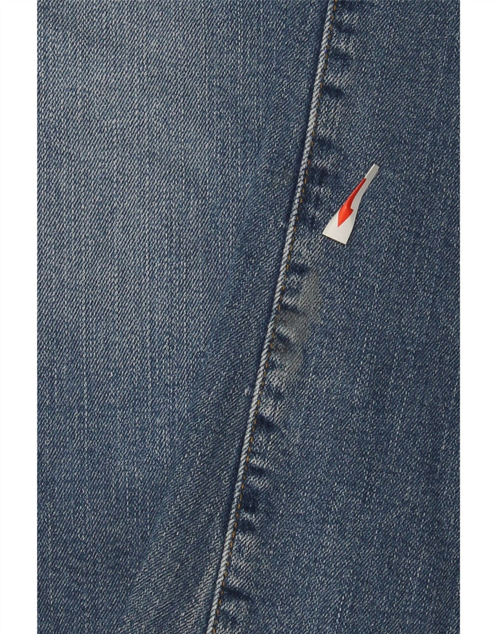 Levi's Jean évasé 504 Slouch Femme US 5 Medium W28 L32 Bleu Coton
