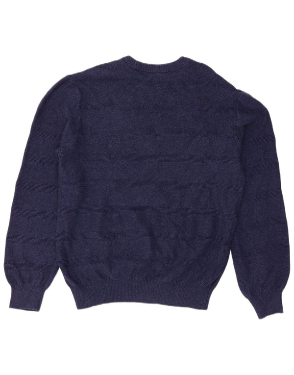 Chaps Pull Col Bateau Homme Rayé Bleu Marine Moyen