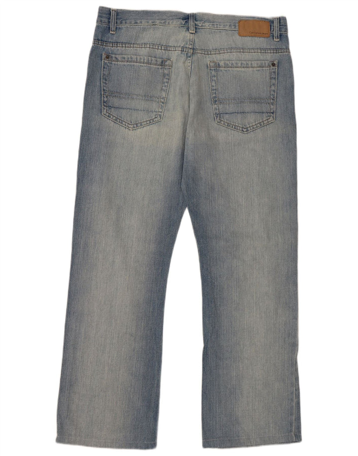 Calvin Klein Jean droit homme W34 L30 bleu coton