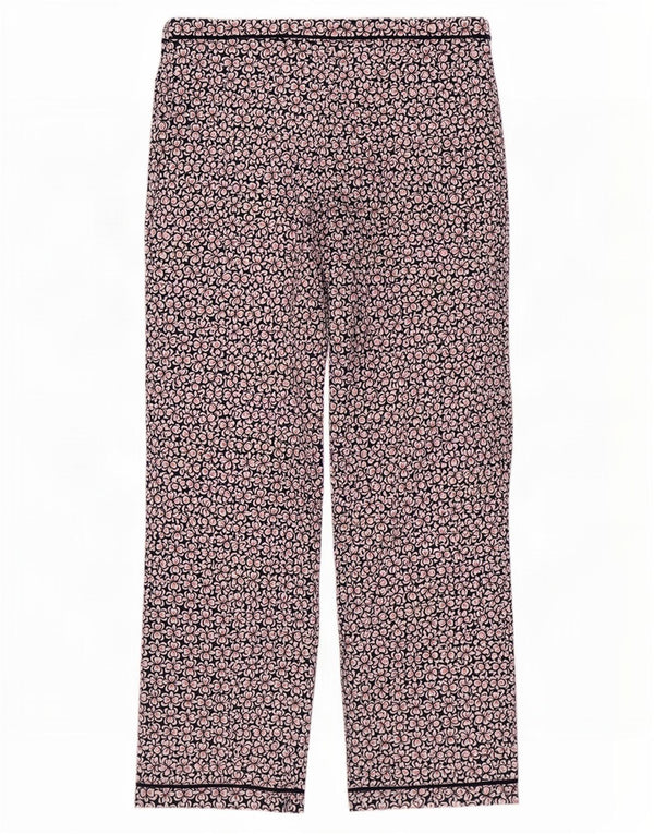 Marks & Spencer Pantalon décontracté pour femme UK 12 Medium W30 L30 Bleu marine