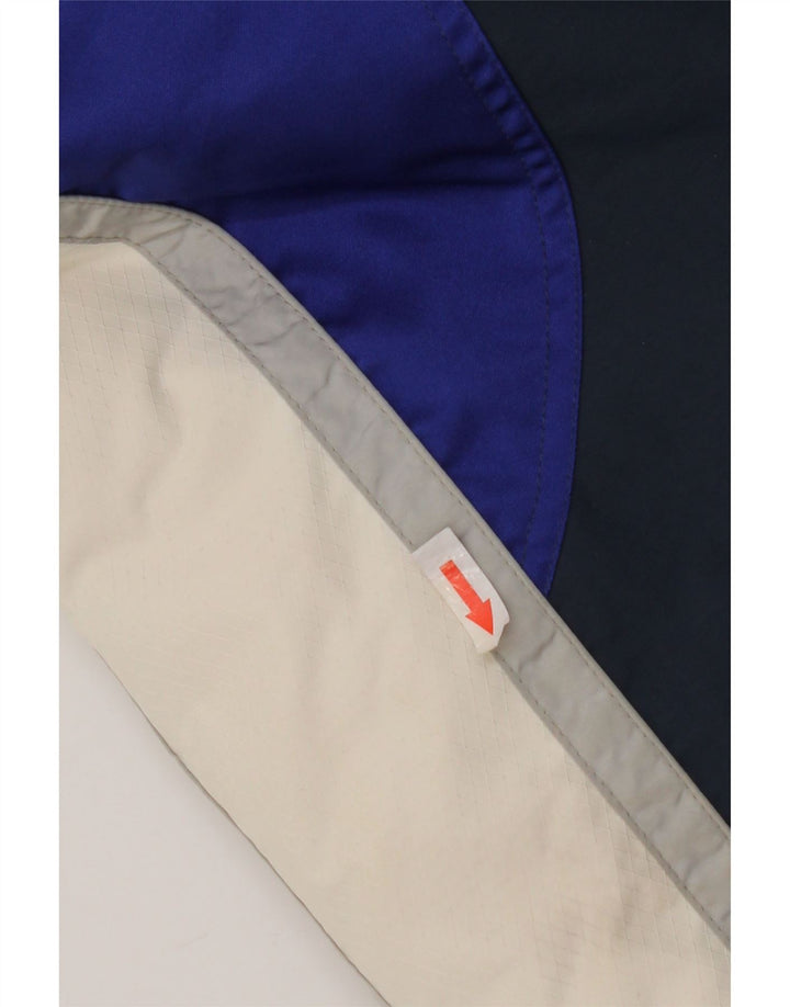 Aesse Veste de ski à capuche pour homme IT 54 2XL Bleu Colourblock