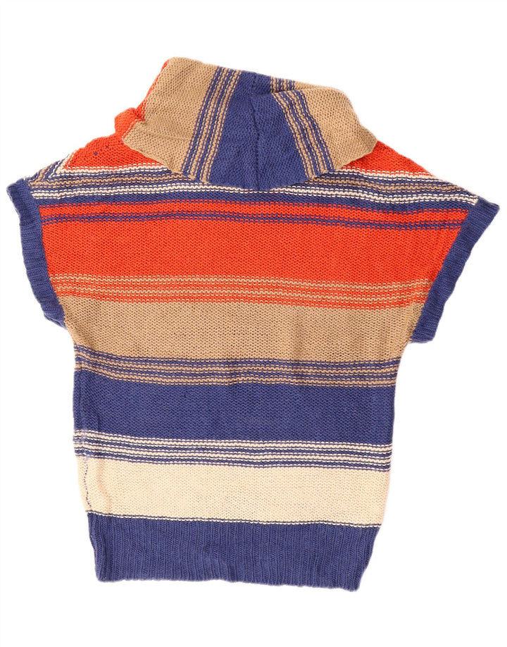 Oasis Pull surdimensionné à col châle pour femme UK 10 Small Multicolore