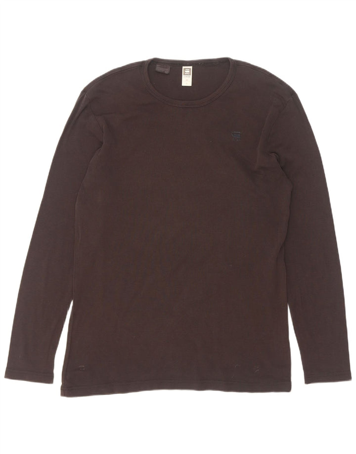 G-Star Homme Top Manches Longues XL Noir Coton