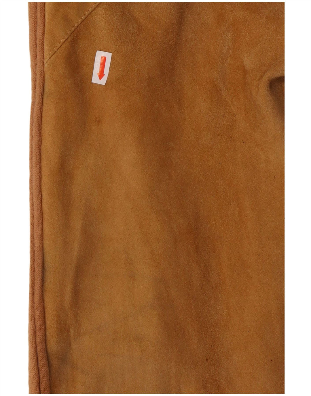 vintage Mens Suede Bomber Jacket UK 42 XL Cuir Marron