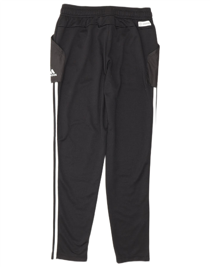 Adidas Pantalon de Survêtement Aeroready Homme Noir Moyen Polyester Colorblock