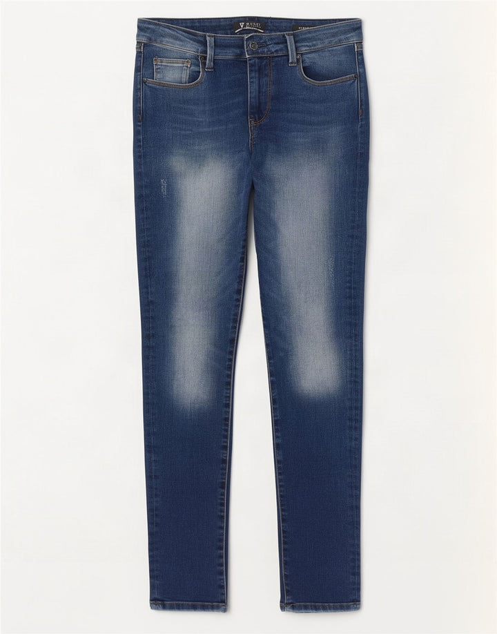 Guess Femme Starlet Jean Skinny W31 L32 Bleu