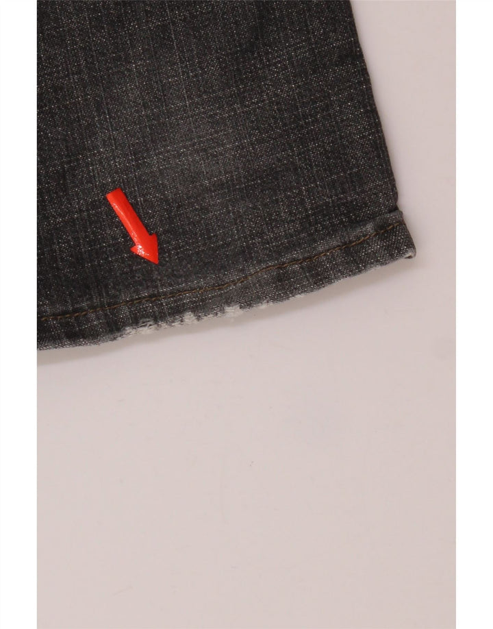 Levi's Jean droit 505 effet vieilli pour femme US 6 Medium W30 L32 Gris