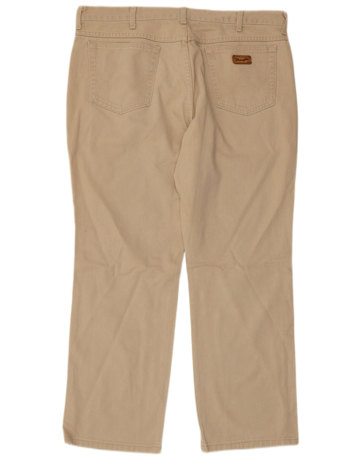 WRANGLER Pantalon décontracté droit Texas pour homme W40 L30 Beige Coton
