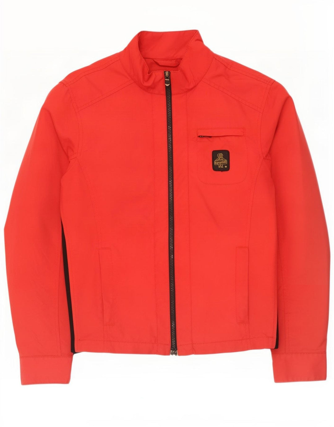 Refrigiwear Veste Bomber Homme UK 38 Nylon Colorblock Rouge Moyen