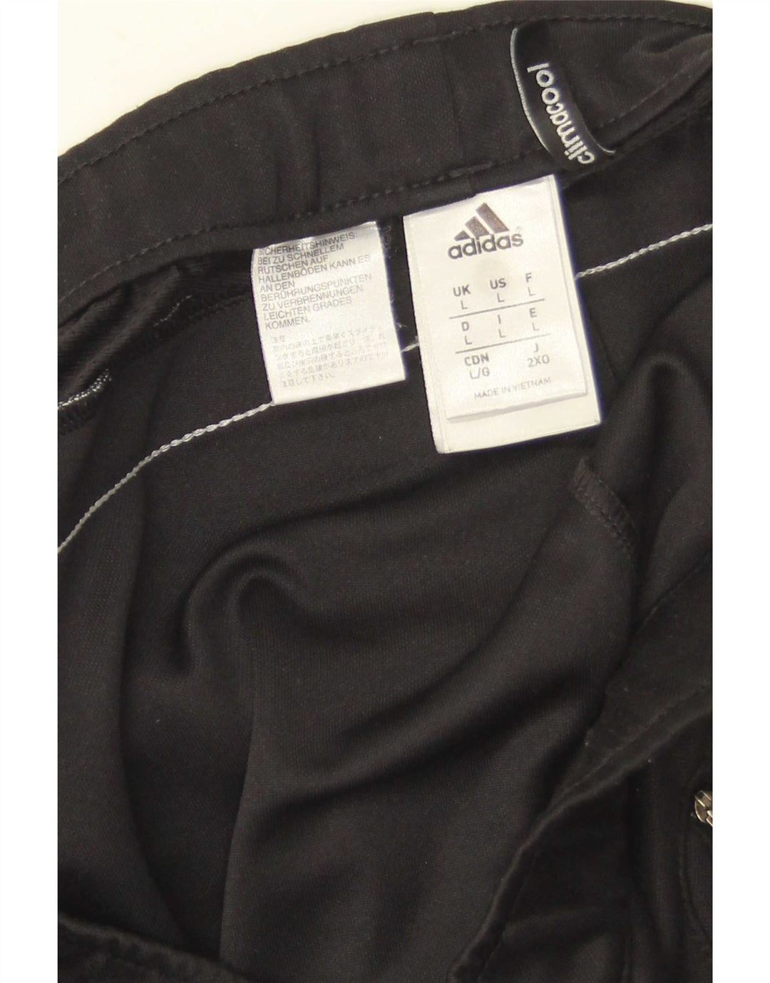 Adidas Pantalon de survêtement Climacool pour homme Large Noir Colorblock Polyester