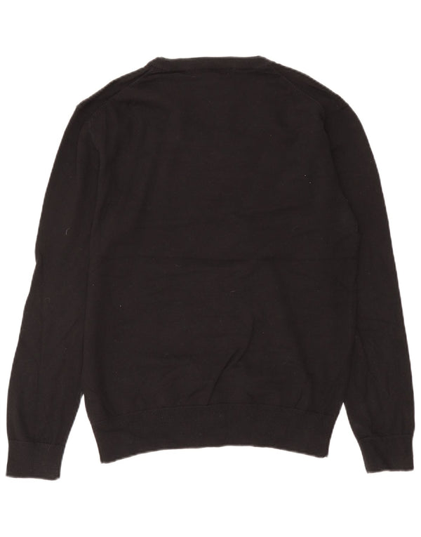 French Connection Pull Col V Homme Petit Noir Coton
